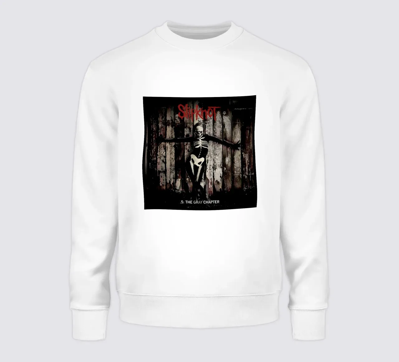 The Gray Slipknot Skull felpa da TEMONSEOL