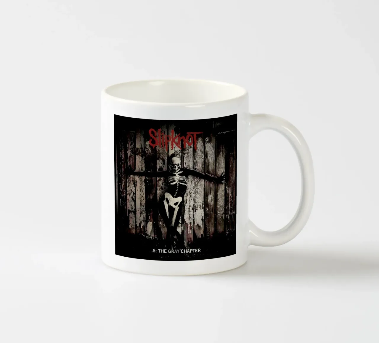 The Gray Slipknot Skull tazza in ceramica da TEMONSEOL