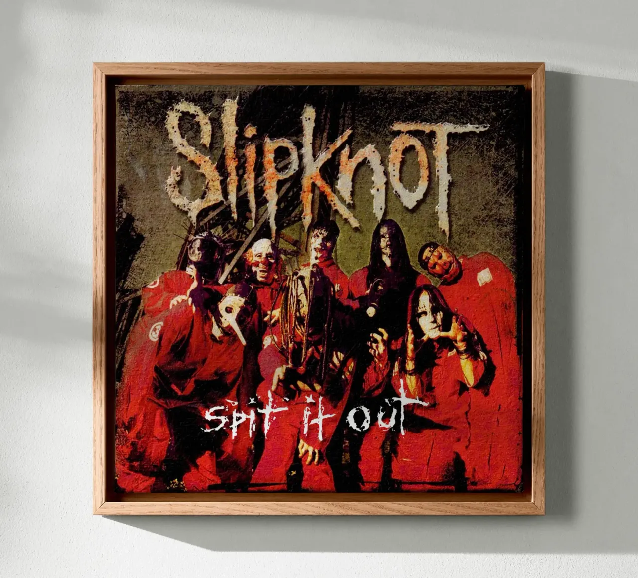 Spit it Out Cover Poster tela con Cornice a cassetta da TEMONSEOL