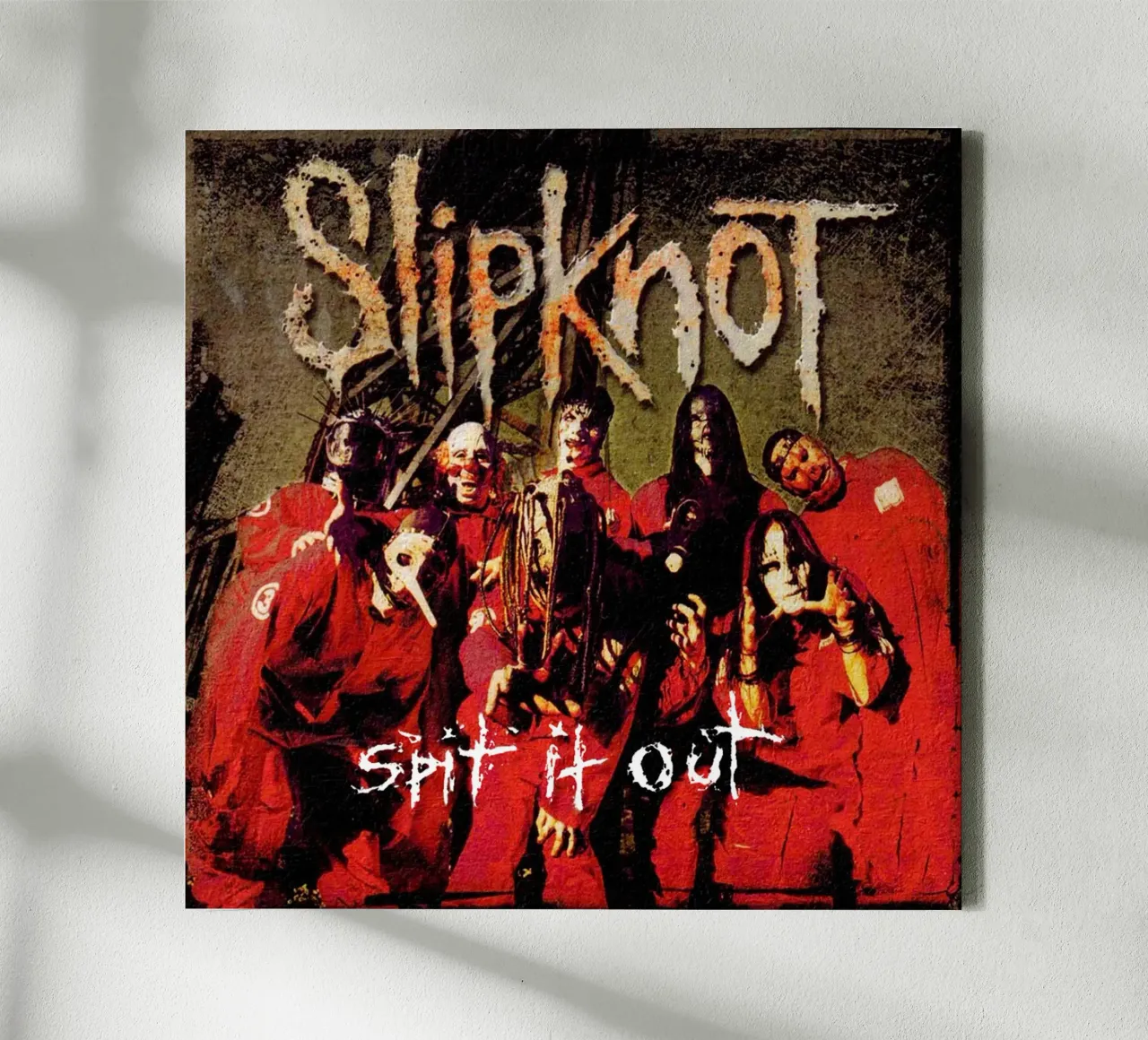 Spit it Out Cover Poster tela con Cornice a cassetta da TEMONSEOL