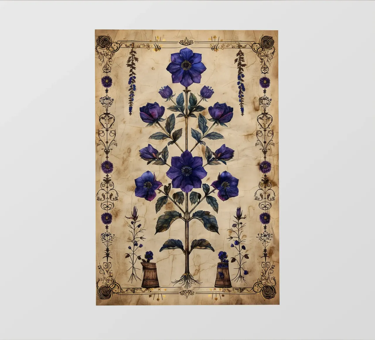 Medieval Bloom telo in pvc da michi
