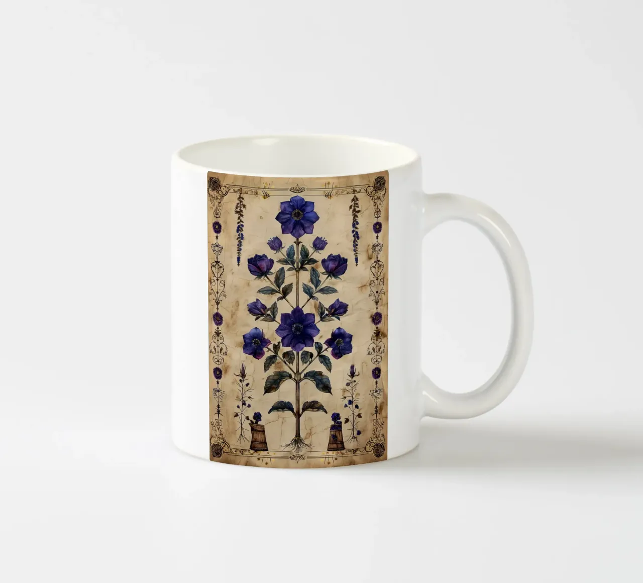 Medieval Bloom tazza in ceramica da michi