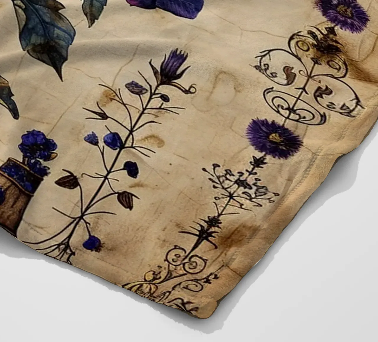 Medieval Bloom coperta in pile da michi