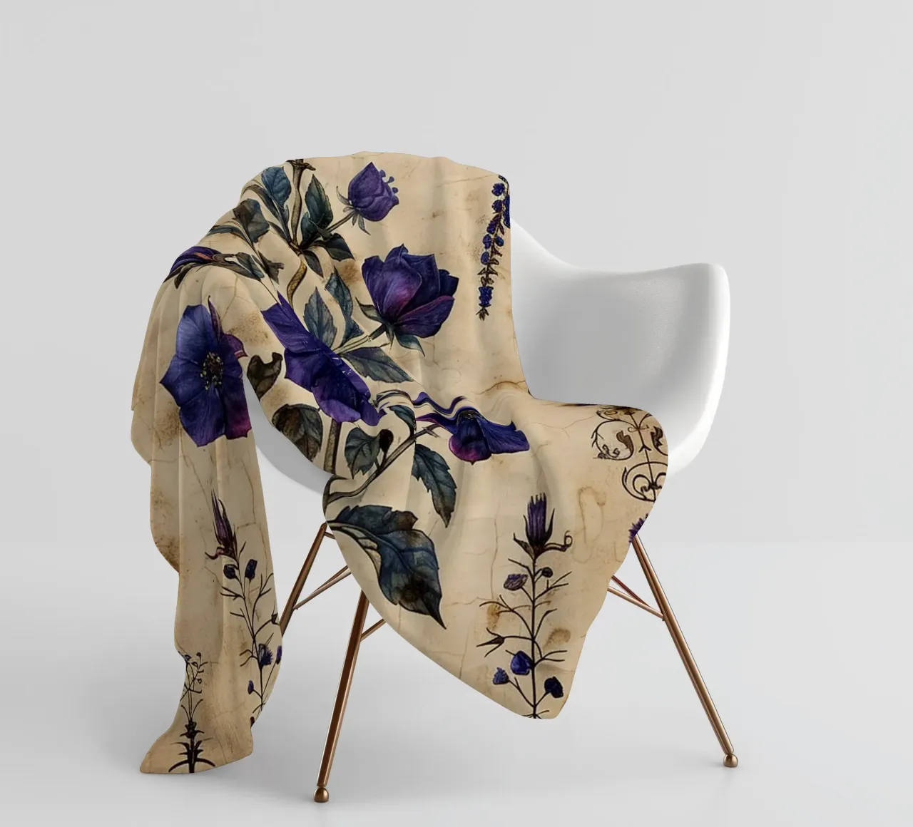 Medieval Bloom coperta in pile da michi
