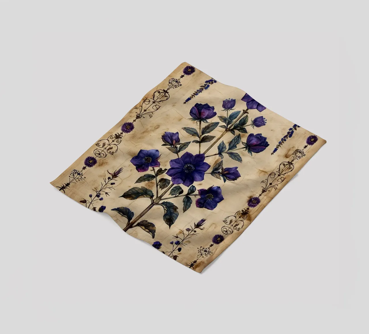 Medieval Bloom coperta in pile da michi