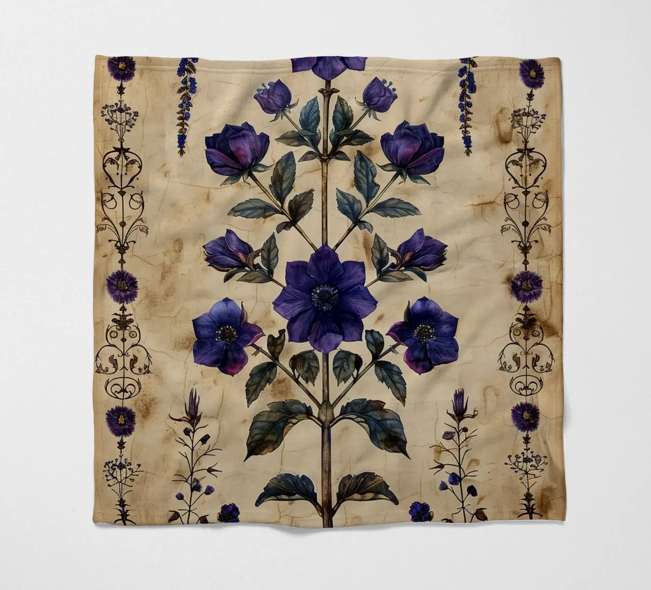 Medieval Bloom coperta in pile da michi