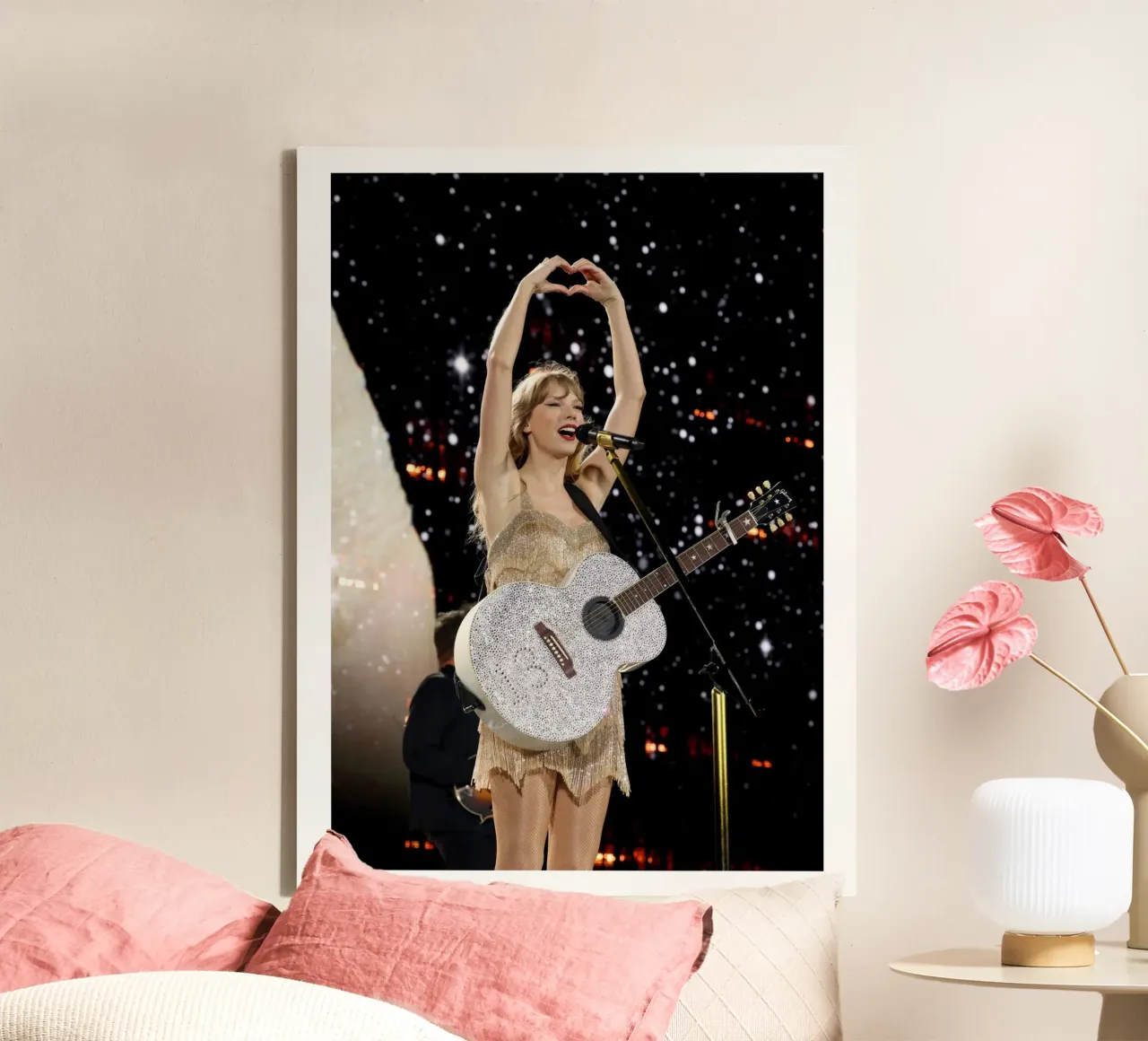 Concerto dal vivo Musical Taylor Swift tela con Cornice a cassetta da ramdakjagualma