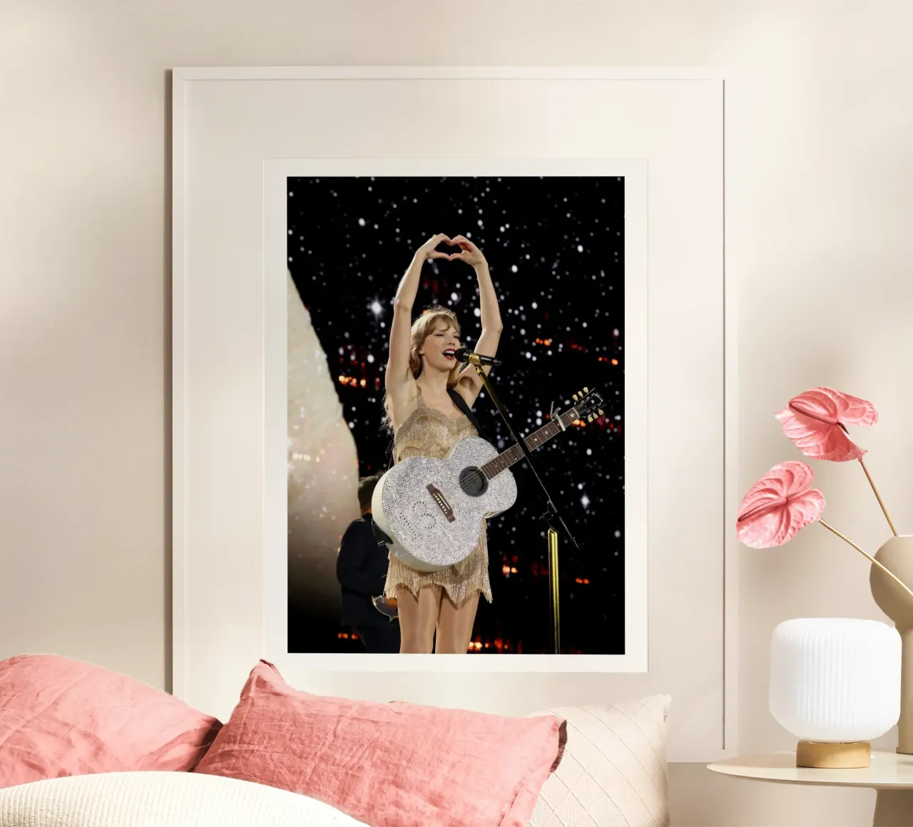 Concerto dal vivo Musical Taylor Swift poster con telaio in legno da ramdakjagualma