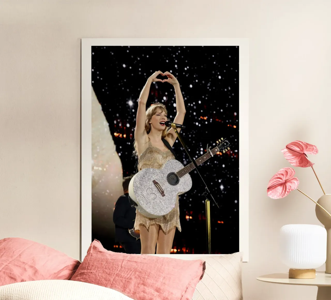 Concerto dal vivo Musical Taylor Swift poster con telaio in legno da ramdakjagualma