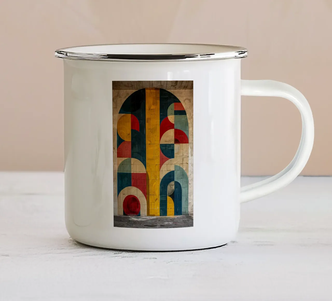Symphony in Shapes tazza in smalto da michi