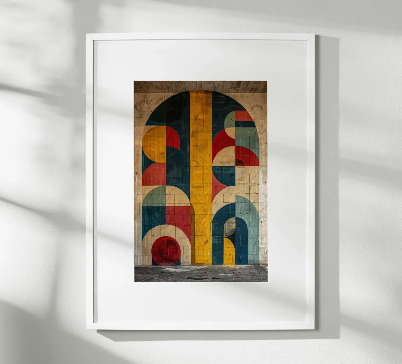 Symphony in Shapes poster con telaio in alluminio da michi