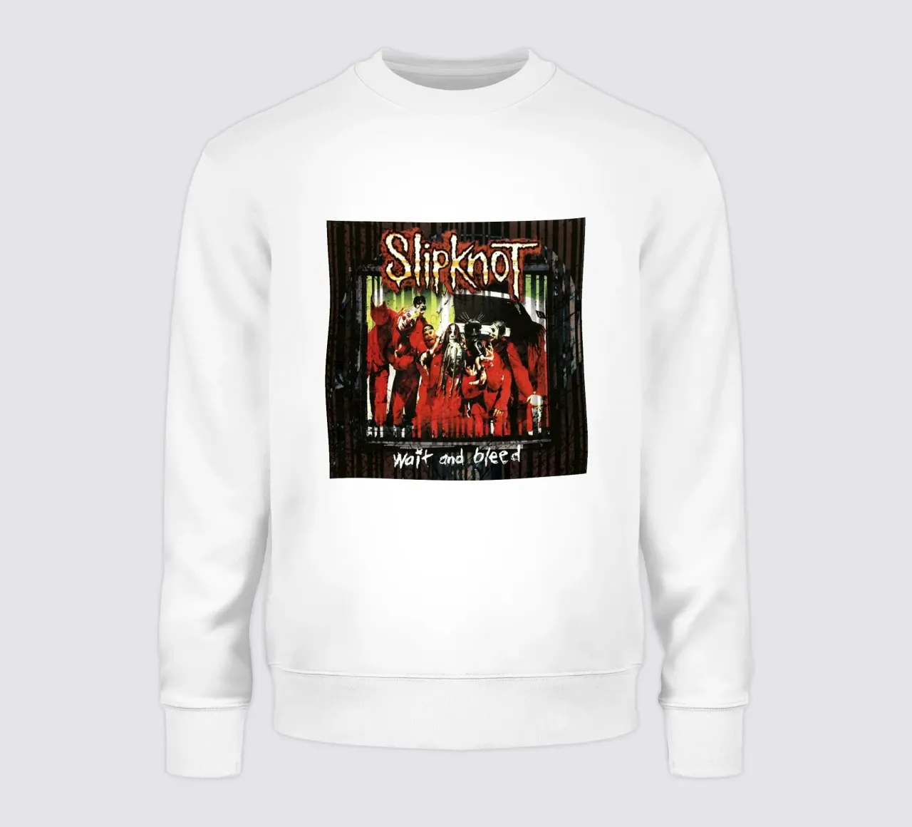 Wait And Bleed Classic Slipknot Poster felpa da TEMONSEOL
