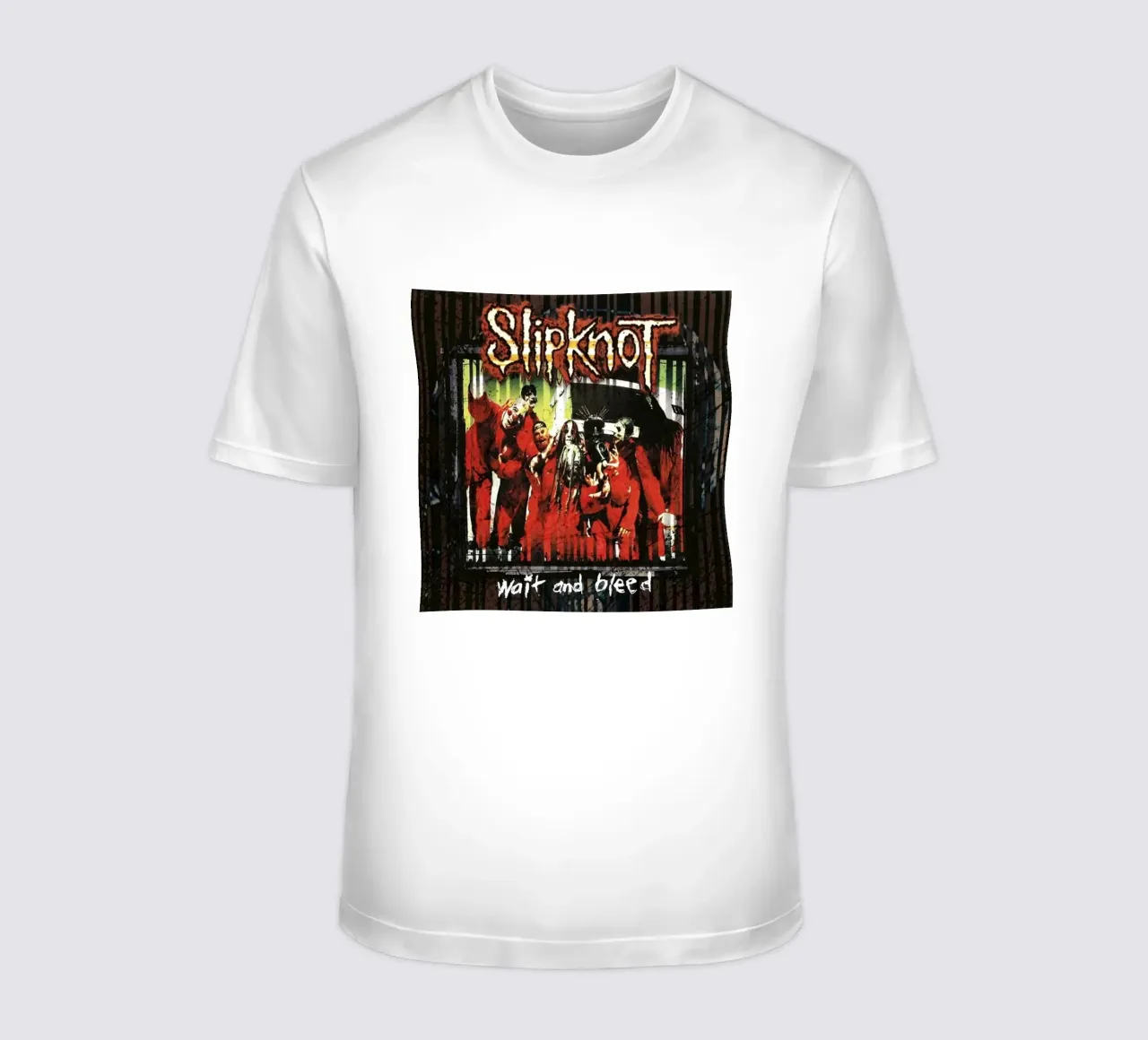 Wait And Bleed Classic Slipknot Poster t-shirt da TEMONSEOL