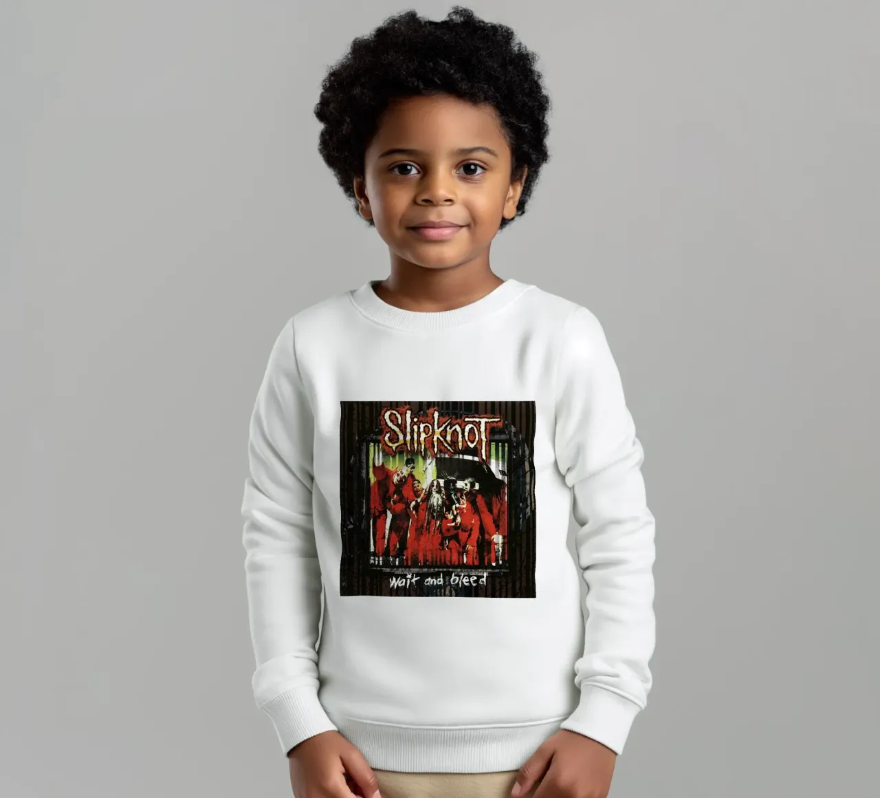 Wait And Bleed Classic Slipknot Poster felpa bambino da TEMONSEOL