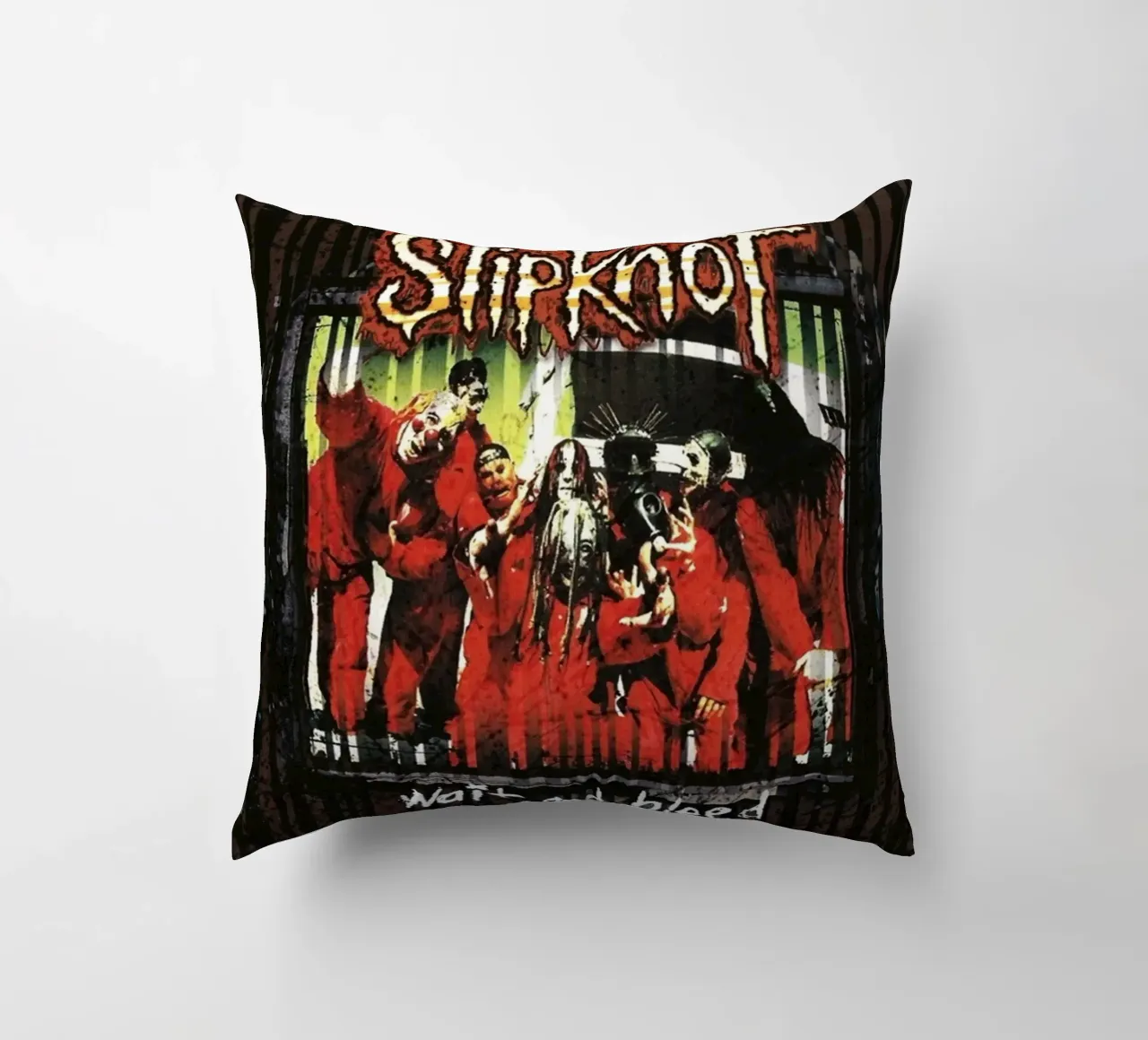Wait And Bleed Classic Slipknot Poster cuscino da TEMONSEOL