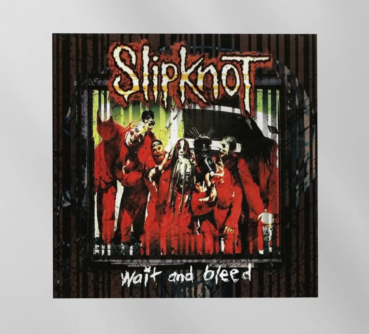 Wait And Bleed Classic Slipknot Poster pellicola backlit da TEMONSEOL