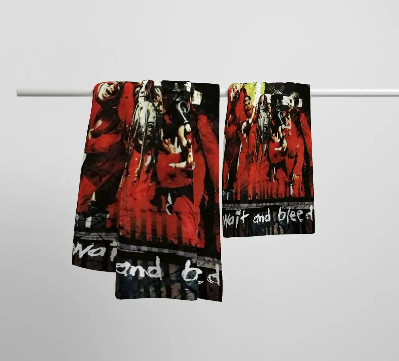Wait And Bleed Classic Slipknot Poster asciugamano da bagno da TEMONSEOL