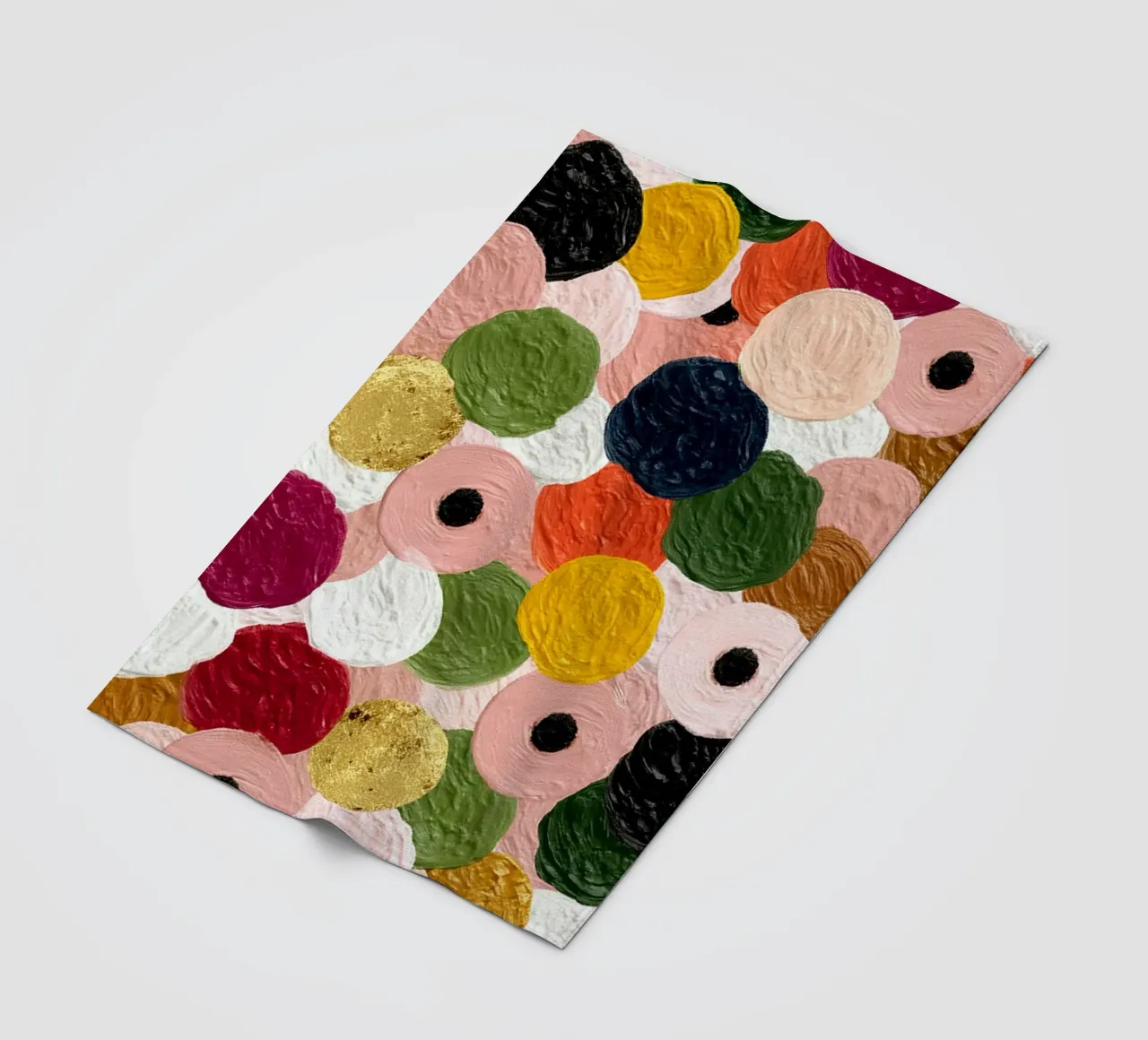 Colorful Abstraction coperta in pile da michi