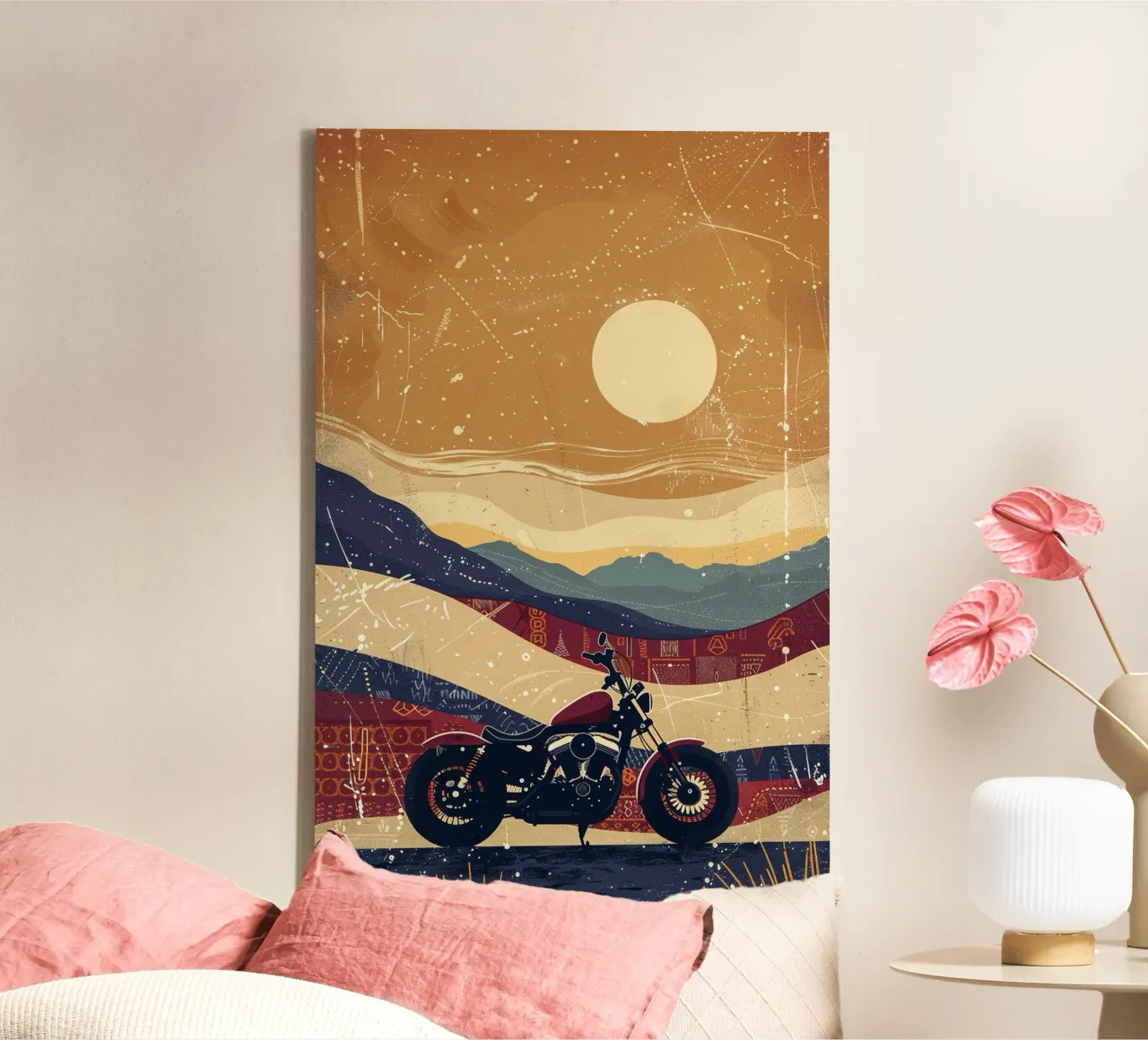 Desert Ride tela con Cornice a cassetta da michi
