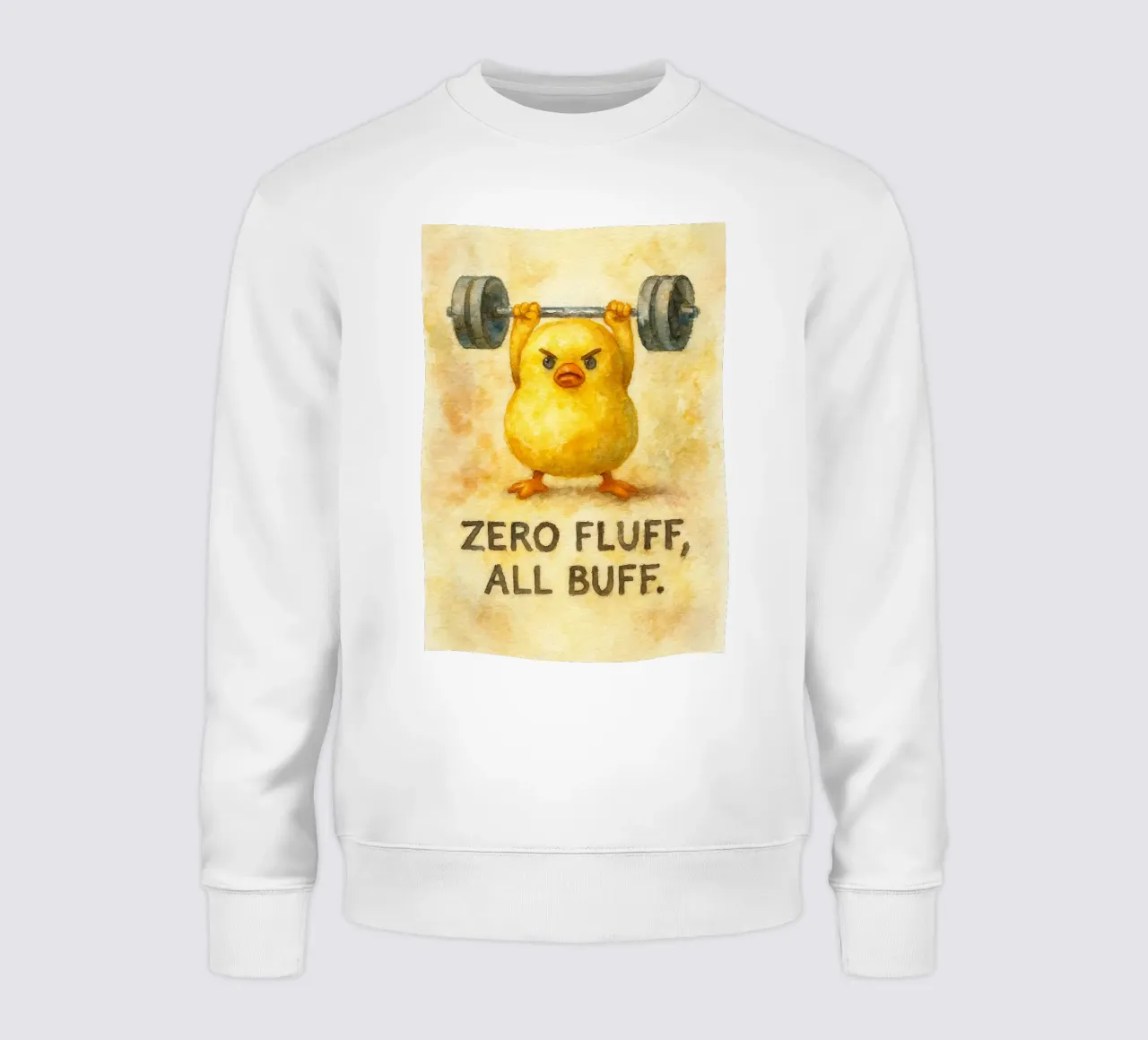 zero fluff tutti buff divertente anatra felpa da cepeducks