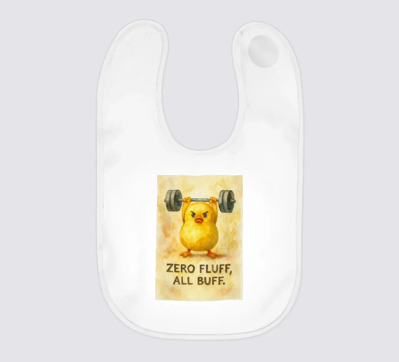 zero fluff tutti buff divertente anatra bavaglino da cepeducks