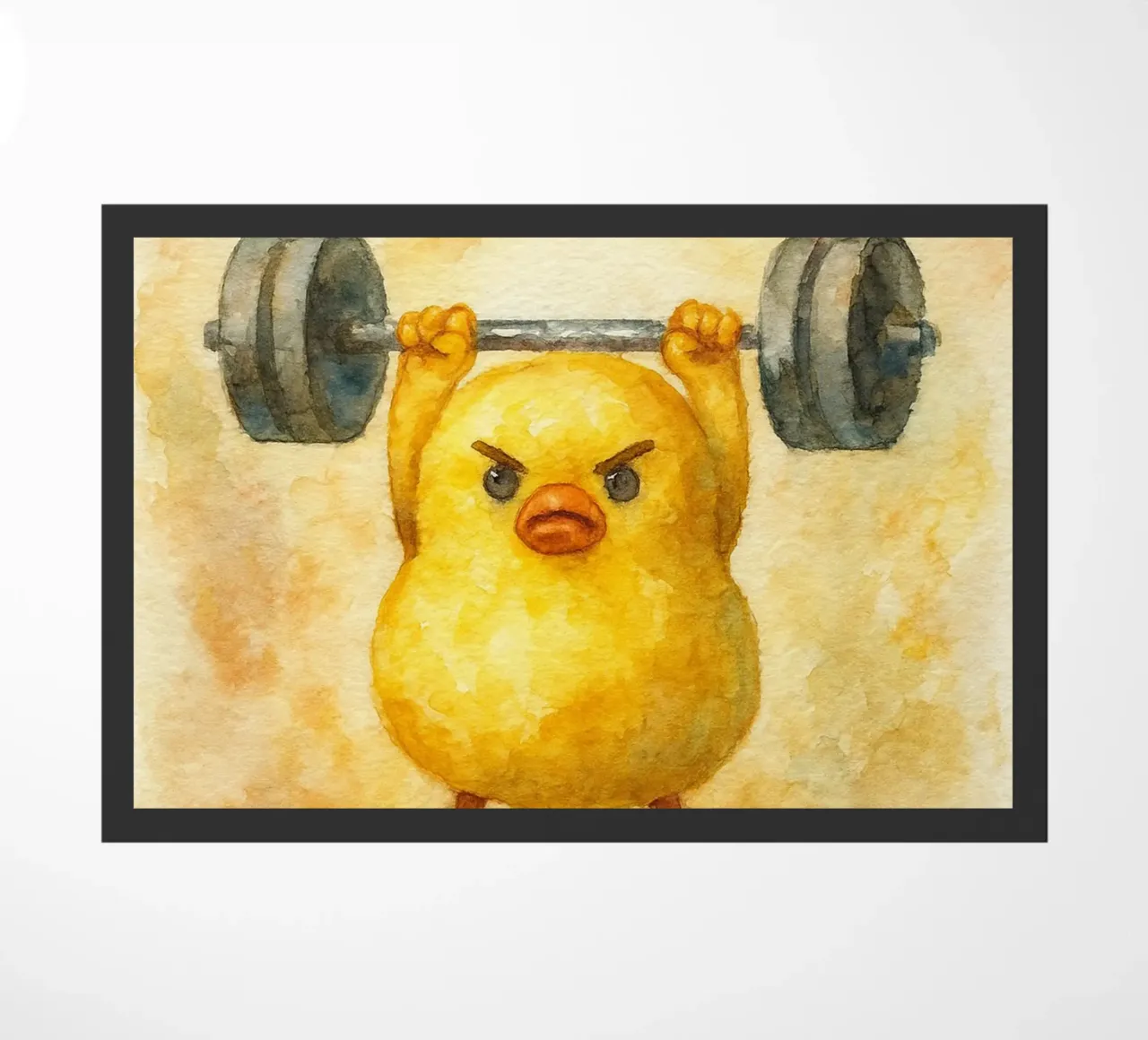 zero fluff tutti buff divertente anatra zerbino da cepeducks