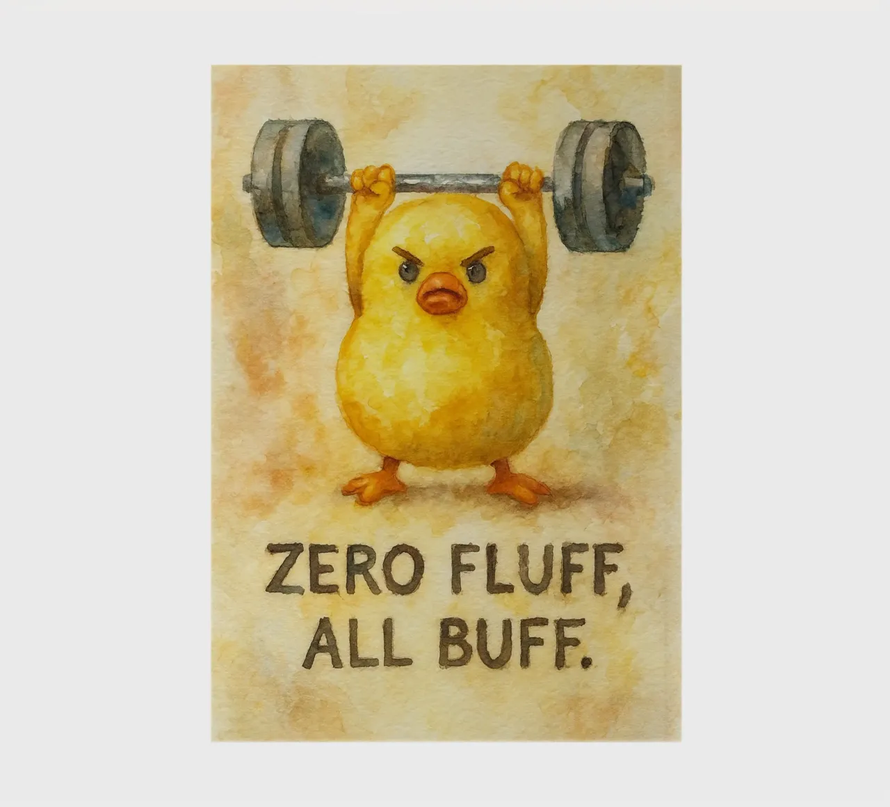 zero fluff all buff funny duck notebook by cepeducks