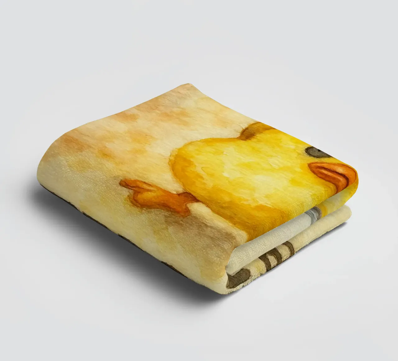 zero fluff all buff funny duck towel by cepeducks