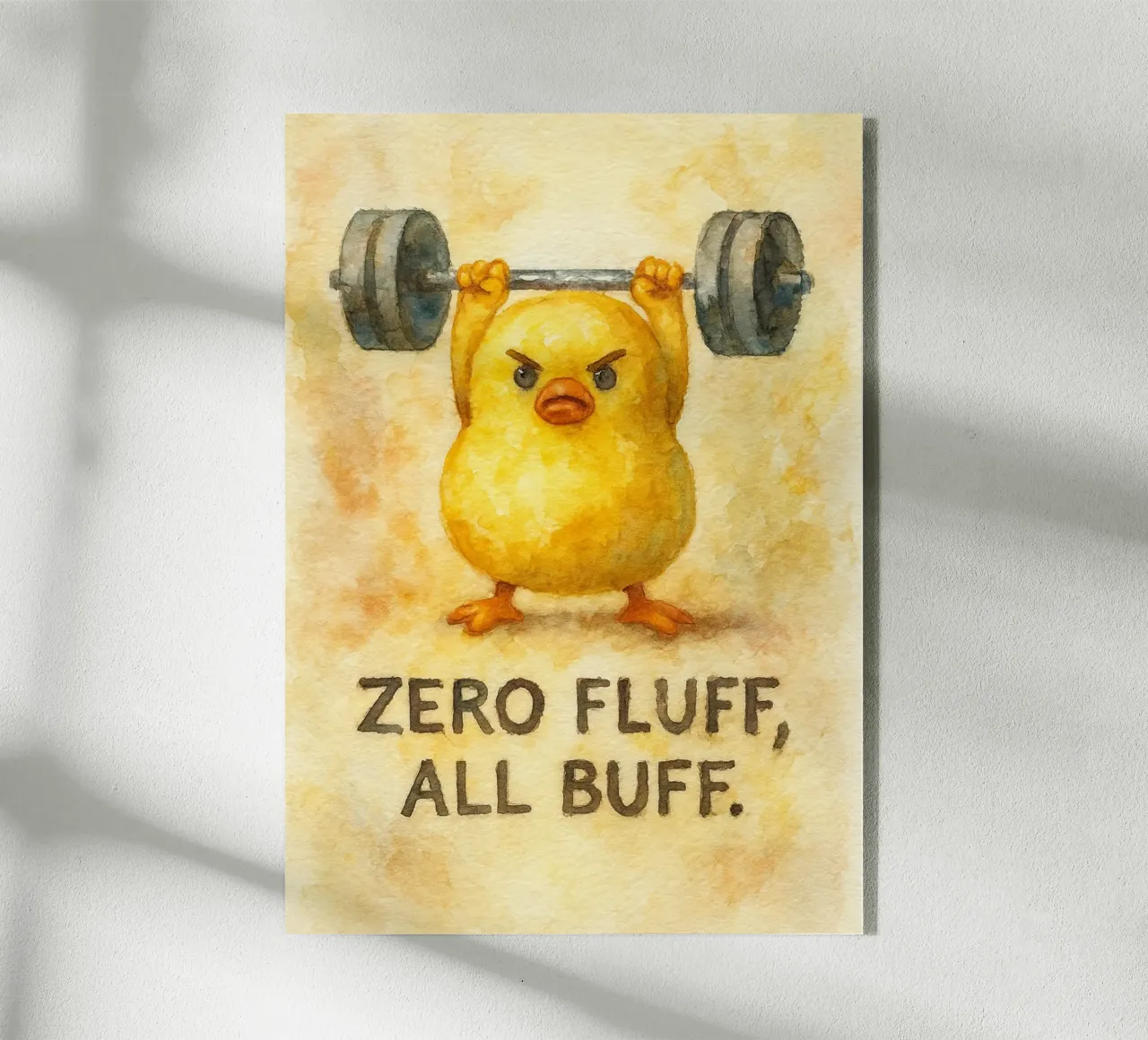 zero fluff all buff funny duck metacrilato de cepeducks