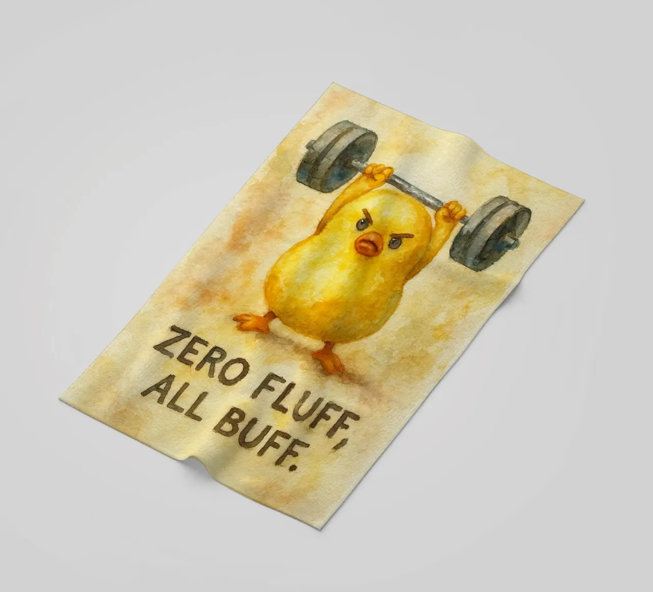 zero fluff tutti buff divertente anatra telo mare da cepeducks