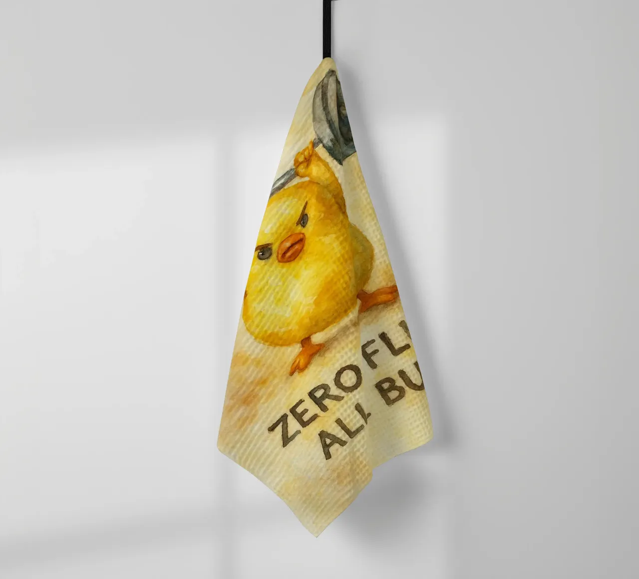 zéro fluff all buff funny duck torchon de cepeducks