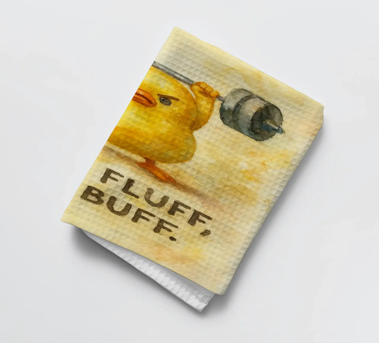 zéro fluff all buff funny duck torchon de cepeducks