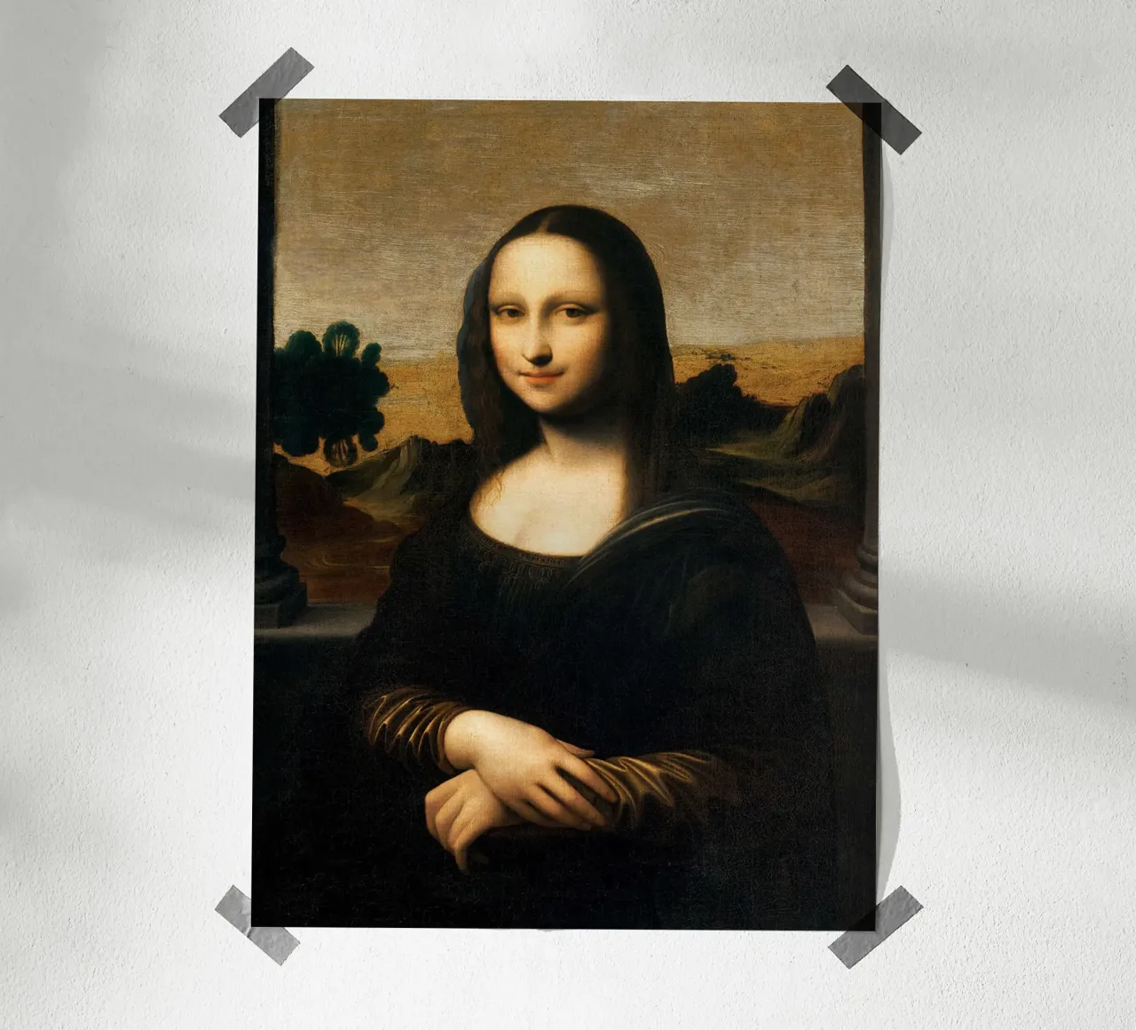 Isleworth Mona Lisa by Leonardo da Vinci poster da James McIntosh