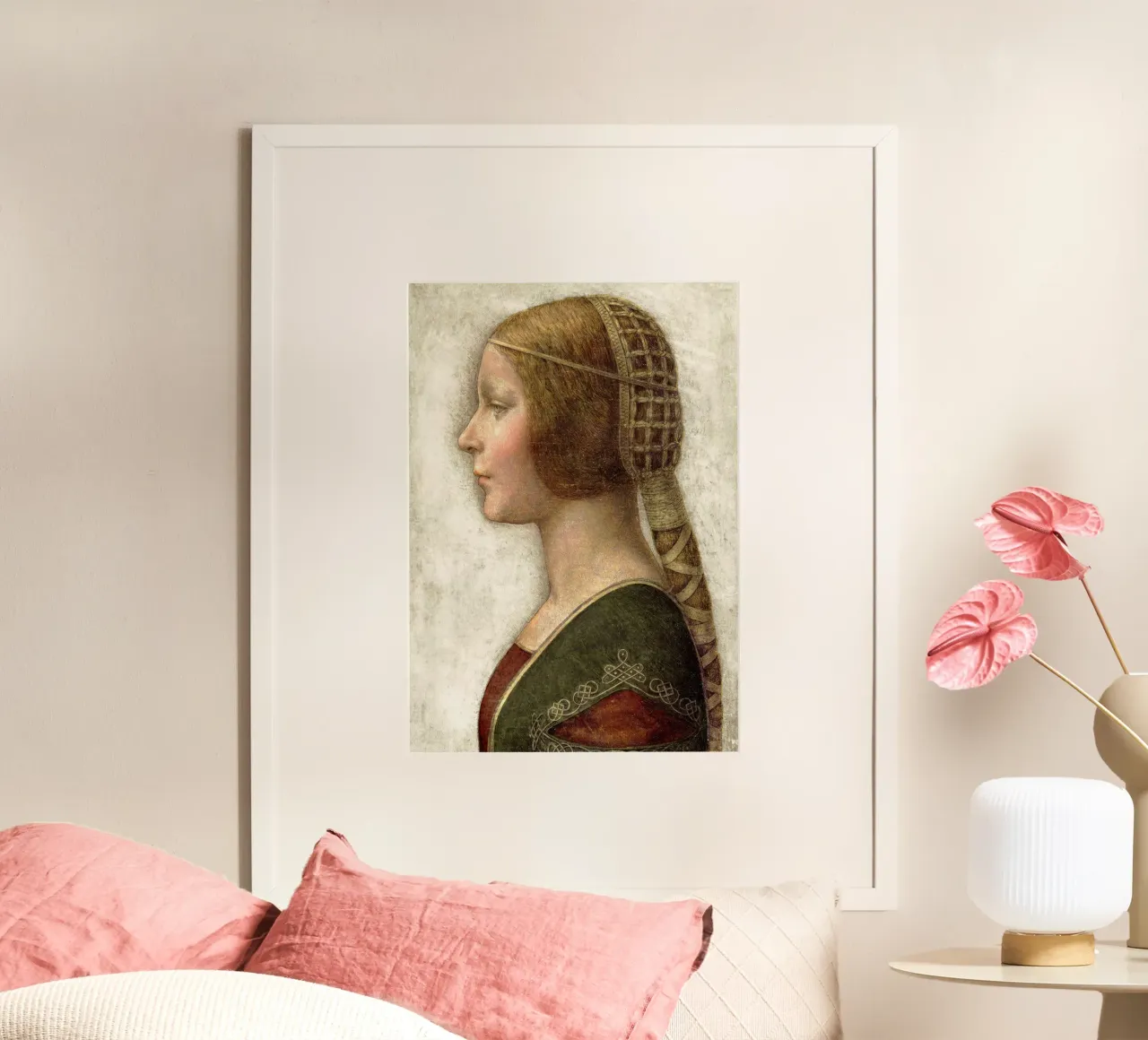 La Bella Principessa by Leonardo da Vinci poster da James McIntosh