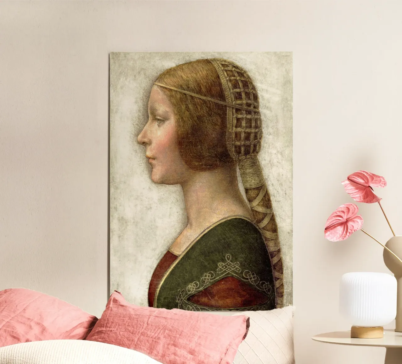 La Bella Principessa by Leonardo da Vinci poster da James McIntosh