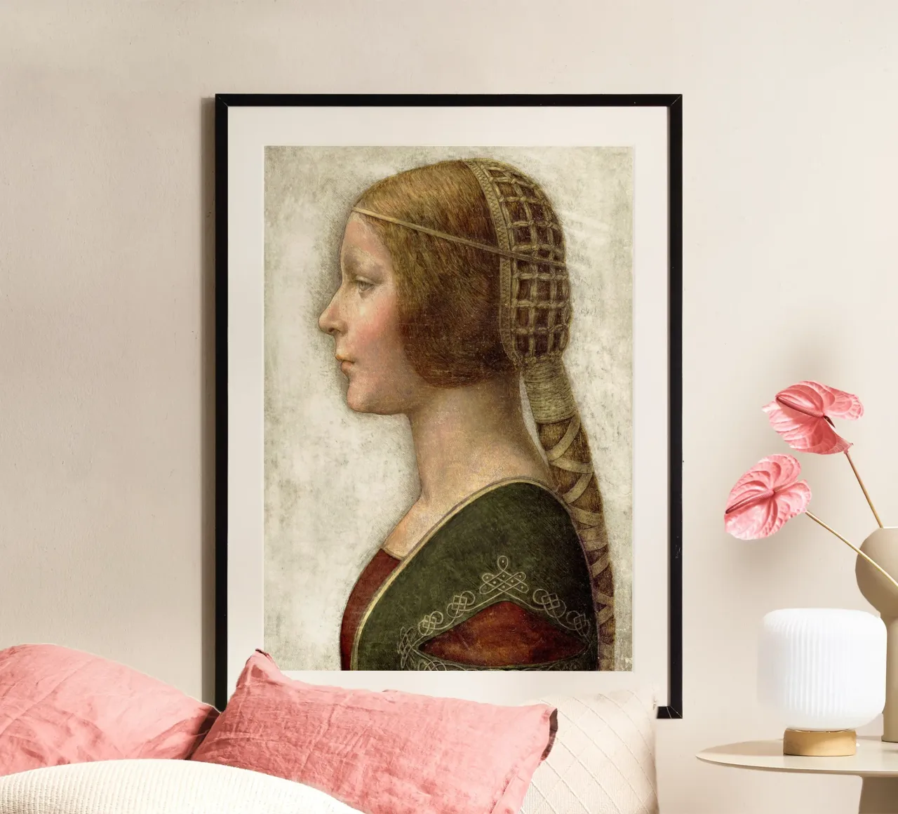 La Bella Principessa by Leonardo da Vinci poster da James McIntosh