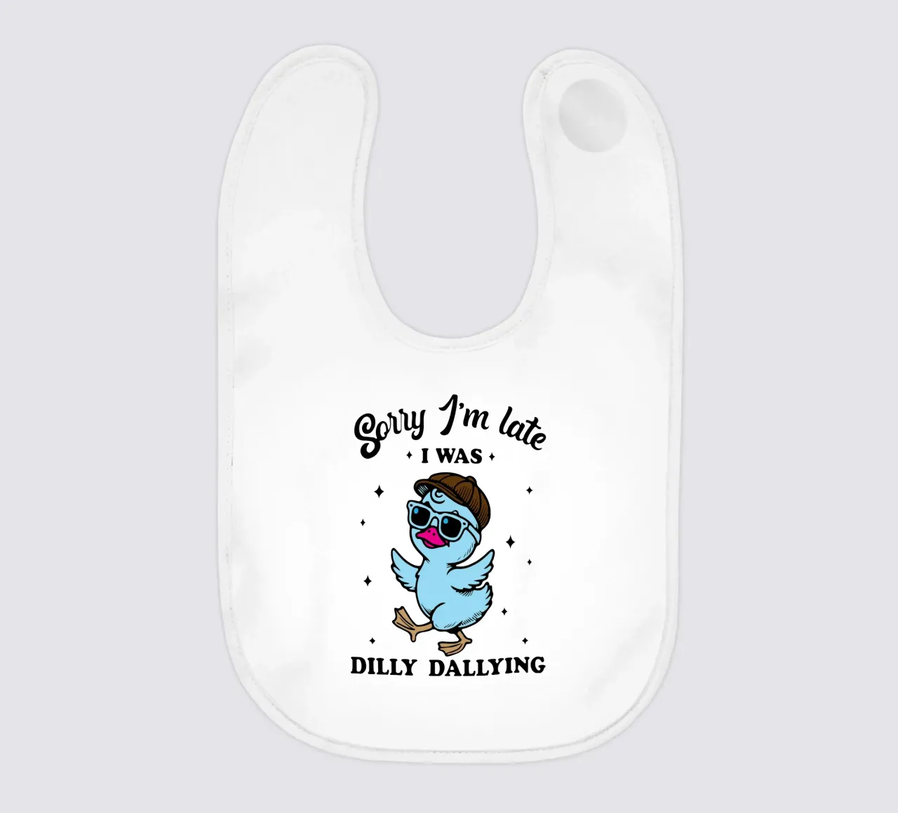 dilly dallyng funny duck bavaglino da tanabaroo