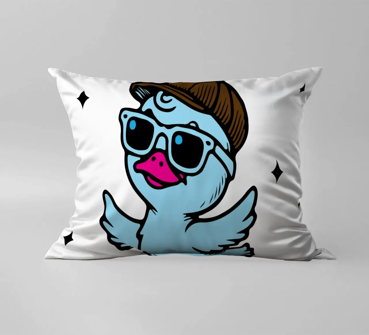 dilly dallyng funny duck cuscino da tanabaroo