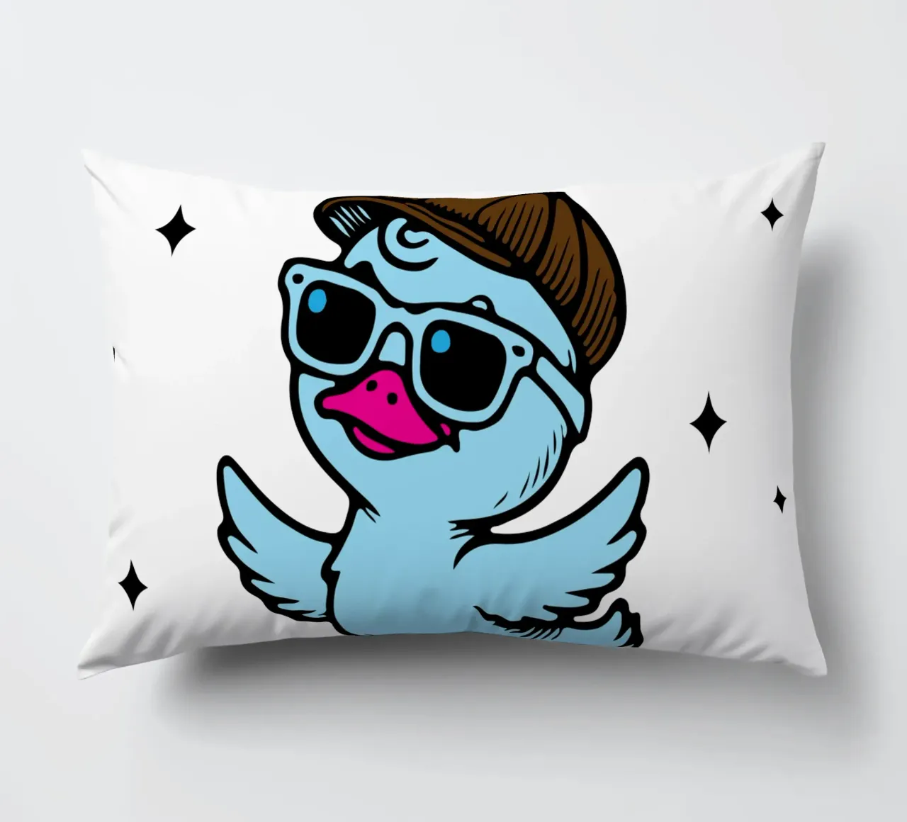 dilly dallyng funny duck cuscino da tanabaroo
