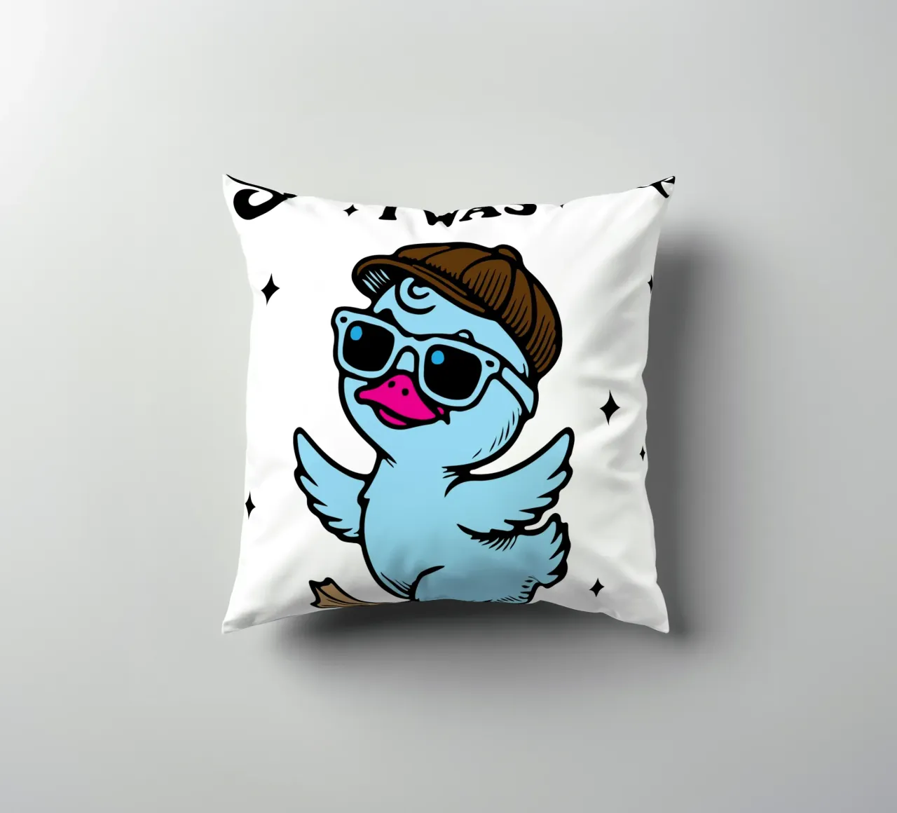 dilly dallyng funny duck cuscino da tanabaroo