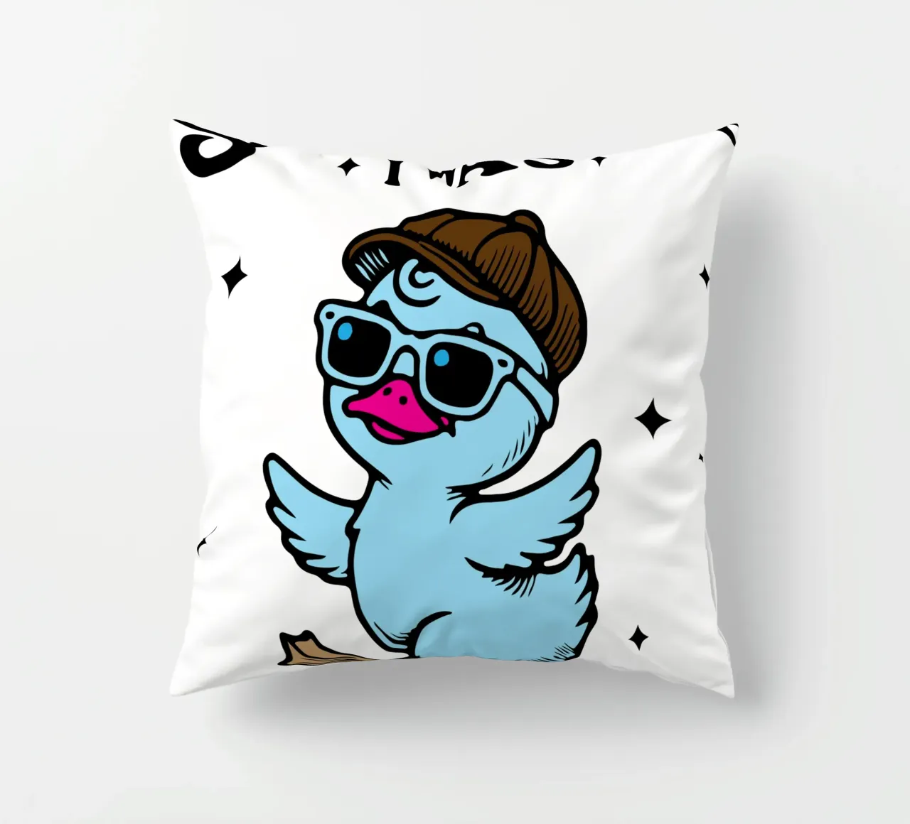 dilly dallyng funny duck cuscino da tanabaroo