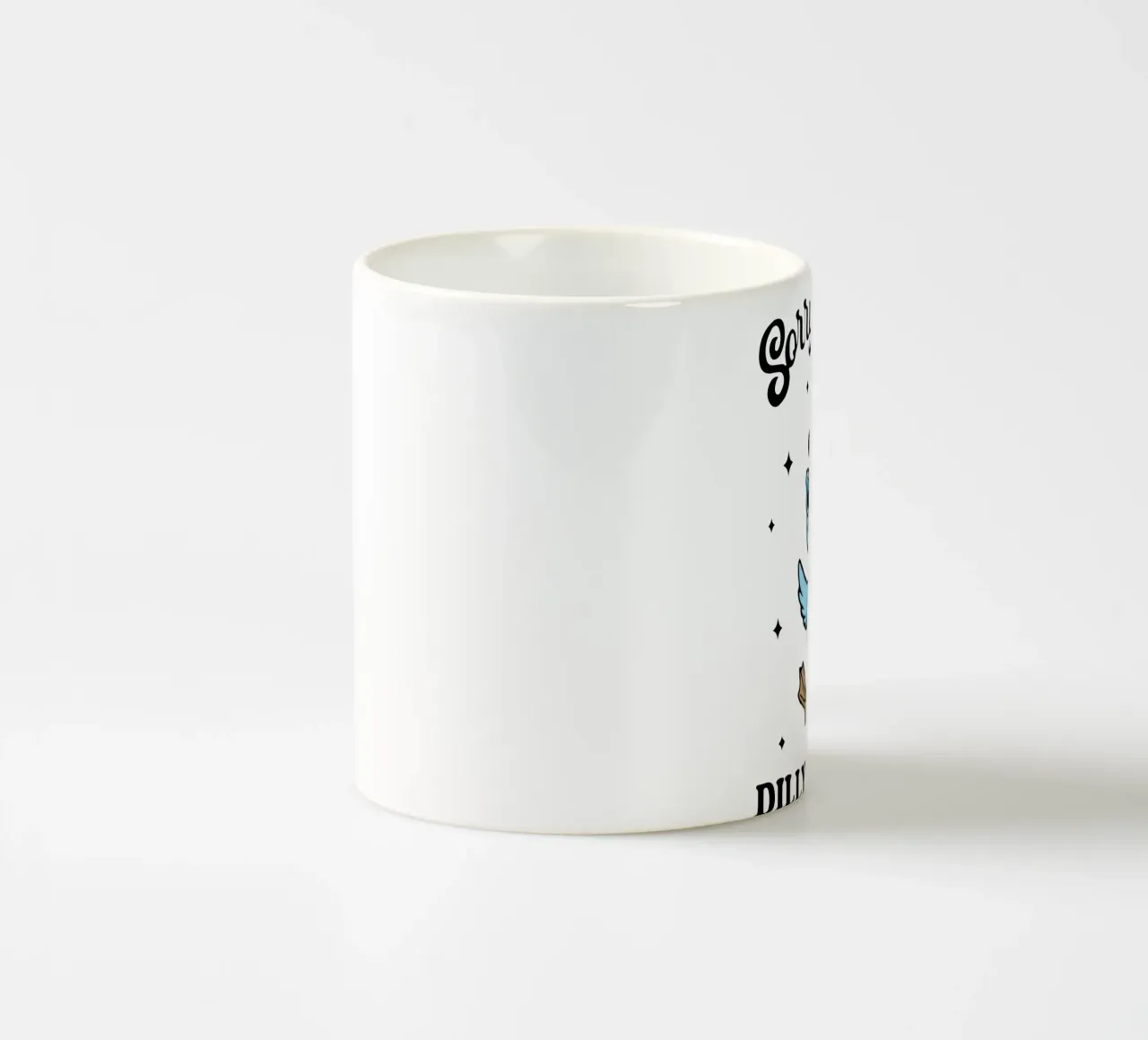 dilly dallyng funny duck tazza in ceramica da tanabaroo