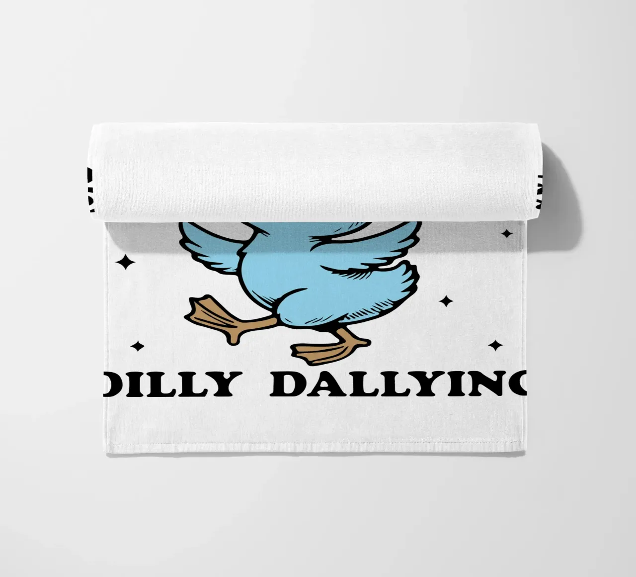 dilly dallyng funny duck telo mare da tanabaroo