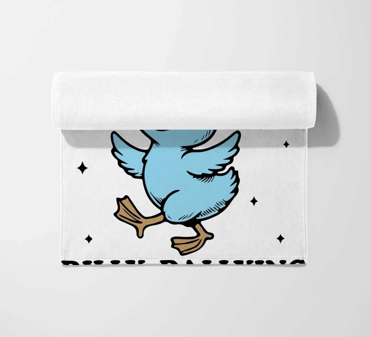 dilly dallyng funny duck telo mare da tanabaroo