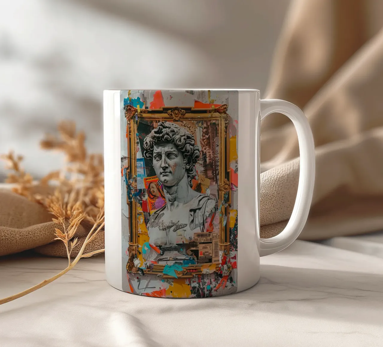 Fragmented Glory tazza in ceramica da Mosaic Dialogue