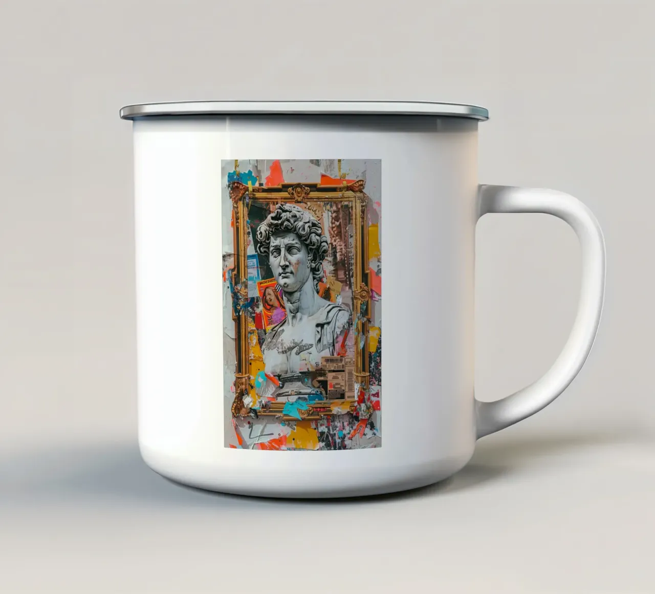 Fragmented Glory tazza in smalto da Mosaic Dialogue