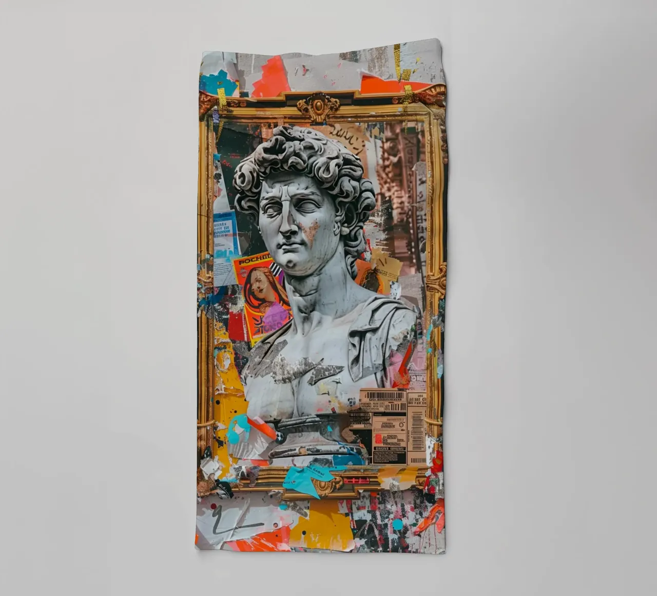 Fragmented Glory asciugamano da bagno da Mosaic Dialogue