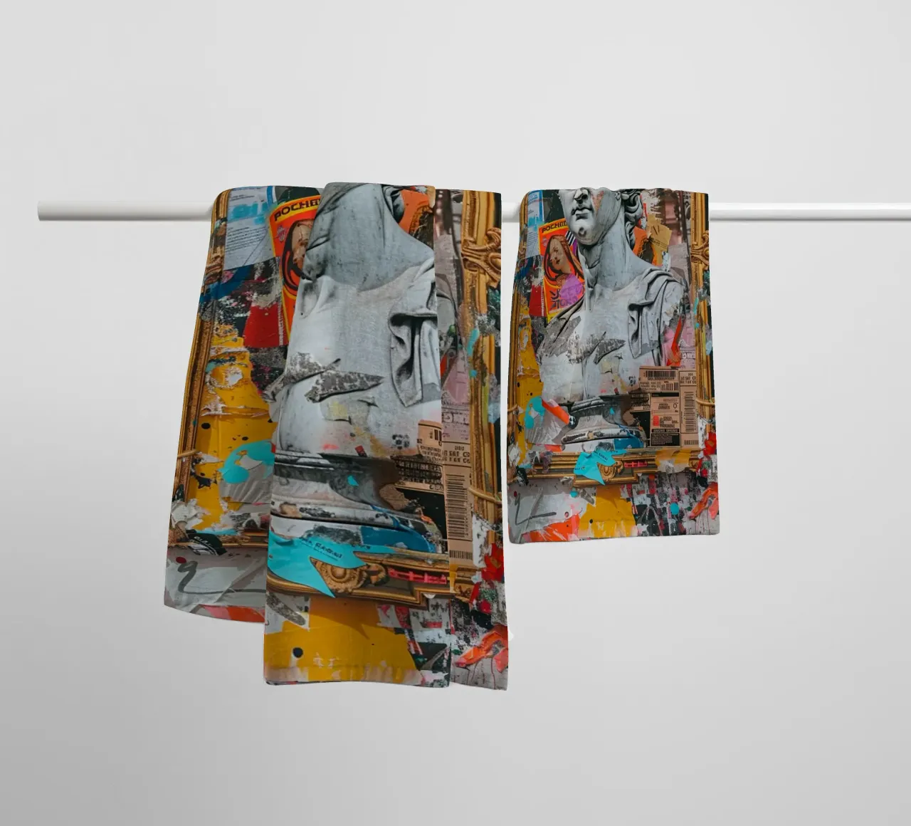 Fragmented Glory asciugamano da bagno da Mosaic Dialogue