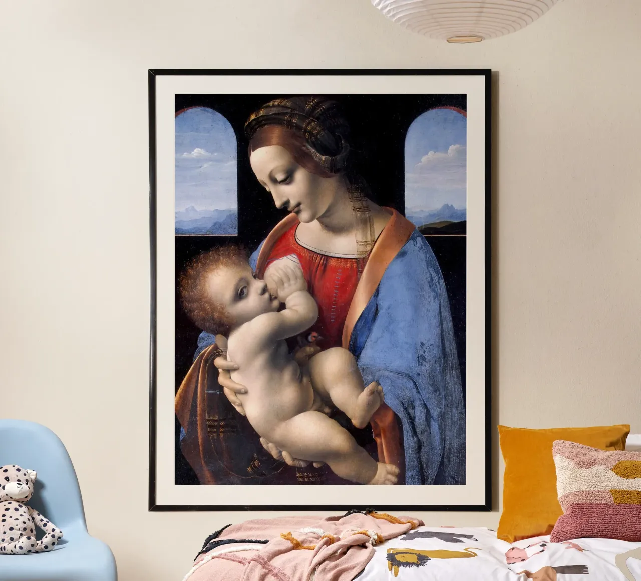Madonna Litta by Leonardo da Vinci poster da James McIntosh