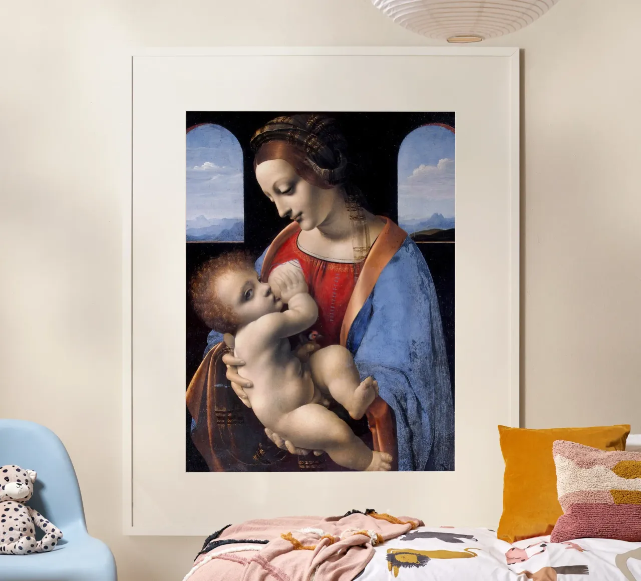 Madonna Litta by Leonardo da Vinci poster da James McIntosh